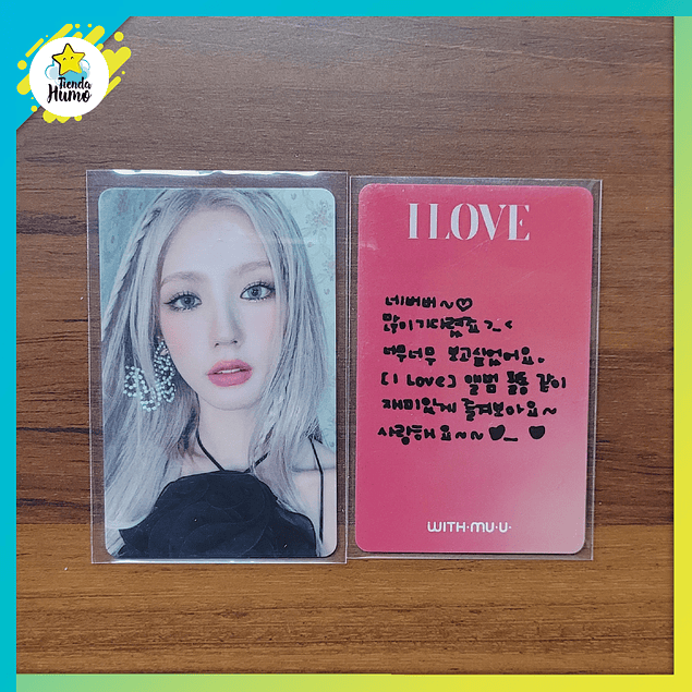 (G)I-DLE - I LOVE WITHMUU LUCKYDRAW A VER