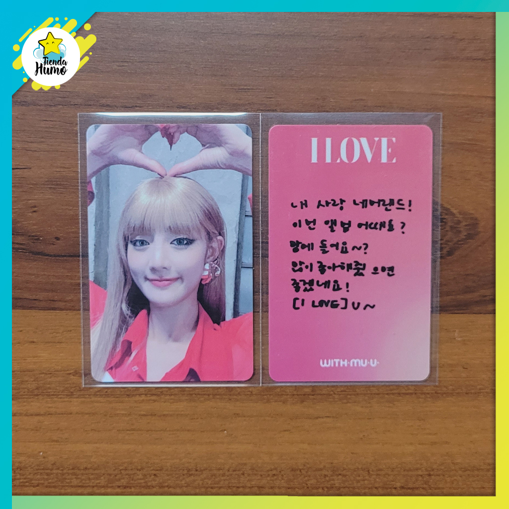 I-DLE - I LOVE WITHMUU PVC LUCKYDRAW (A Ver.)