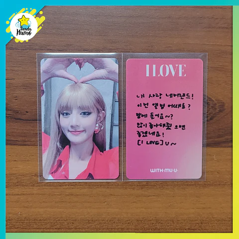 I-DLE - I LOVE WITHMUU PVC LUCKYDRAW (A Ver.)