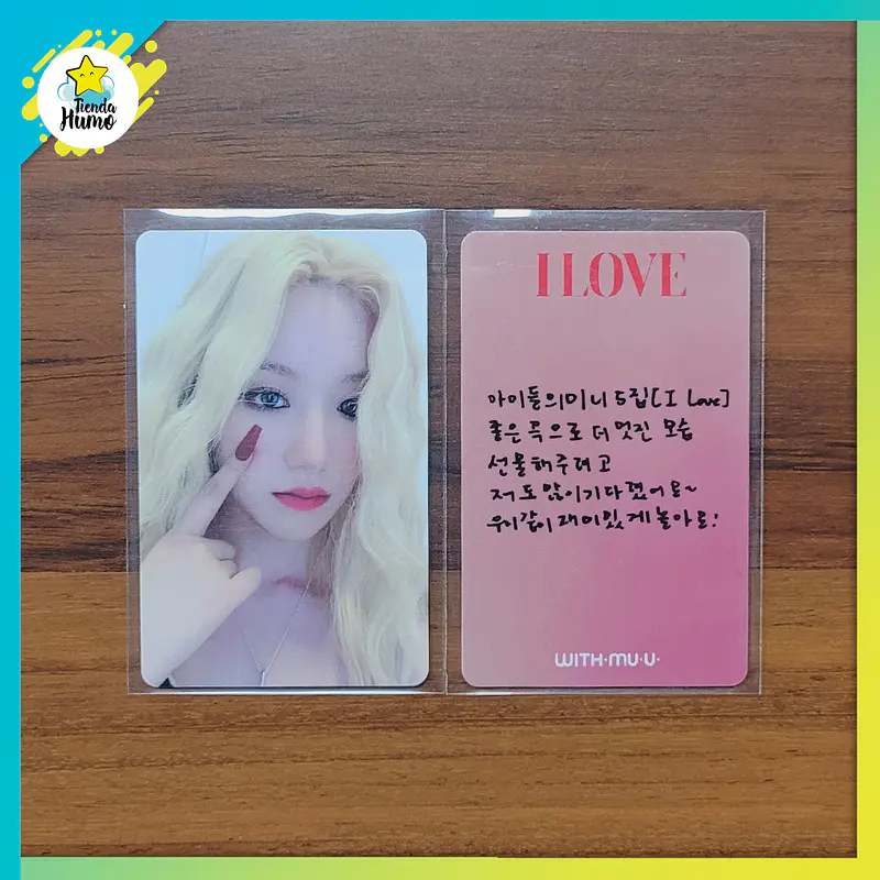 I-DLE - I LOVE WITHMUU PVC LUCKYDRAW (B Ver.)