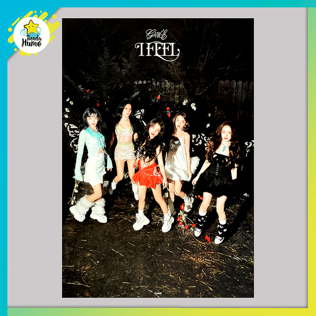 POSTER (G)I-DLE - I FEEL (BUTTERFLY Ver.)