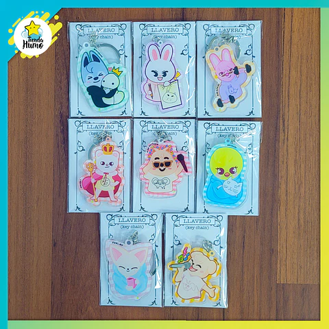 LLAVERO ACRILICO STRAYKIDS SKZOO (ALTERNATIVOS)