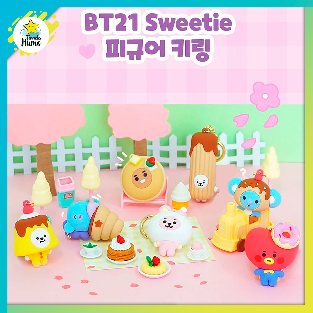 BT21 OFFICIAL - FIGURE KEYRING (SWEET THINGS)