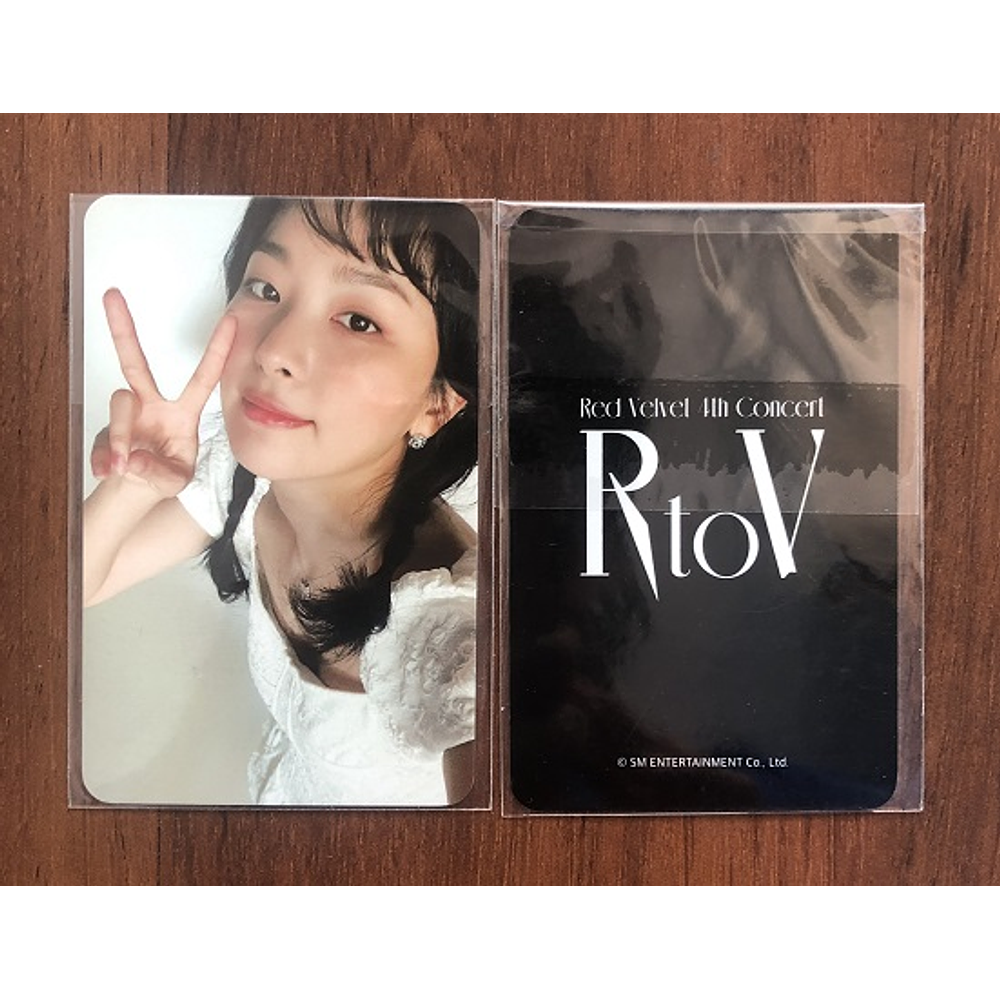 RED VELVET - RTOV LUCKYDRAW PHOTOCARD