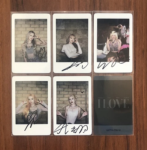 I-DLE -  I LOVE SOUNDWAVE LUCKYDRAW POLAROID
