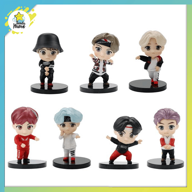 SET BTS TINYTAN FIGURE MIC DROP VERSION