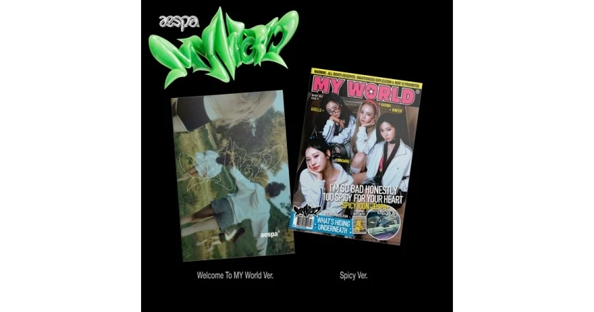 aespa MY WORLD b&n exclusive ver 未開封品 aespa MY WORLD b&n