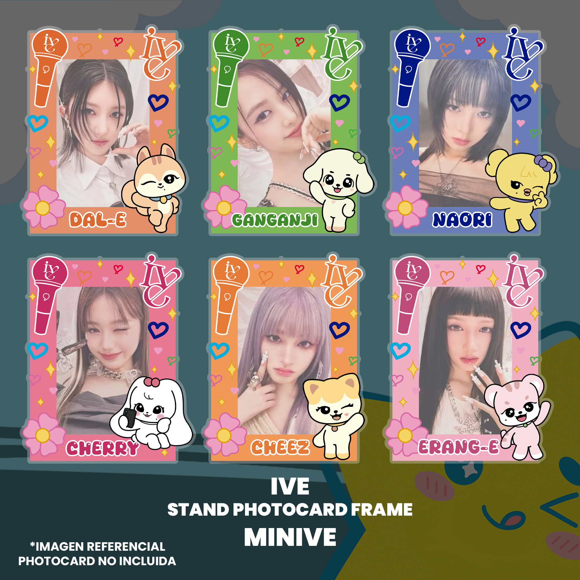 IVE - STAND PHOTOCARD FRAME ACRÍLICO (ALTERNATIVO)