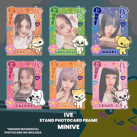 IVE - STAND PHOTOCARD FRAME ACRÍLICO (ALTERNATIVO)
