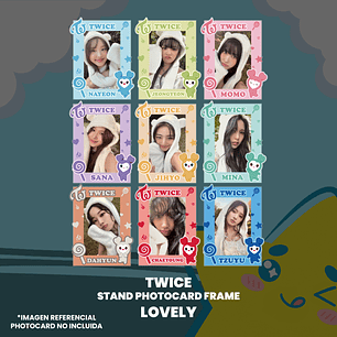 TWICE - STAND PHOTOCARD FRAME ACRÍLICO (ALTERNATIVO)