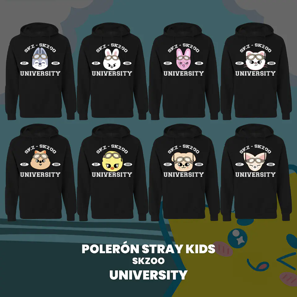 POLERÓN STRAY KIDS (SKZOO) - UNIVERSITY 1
