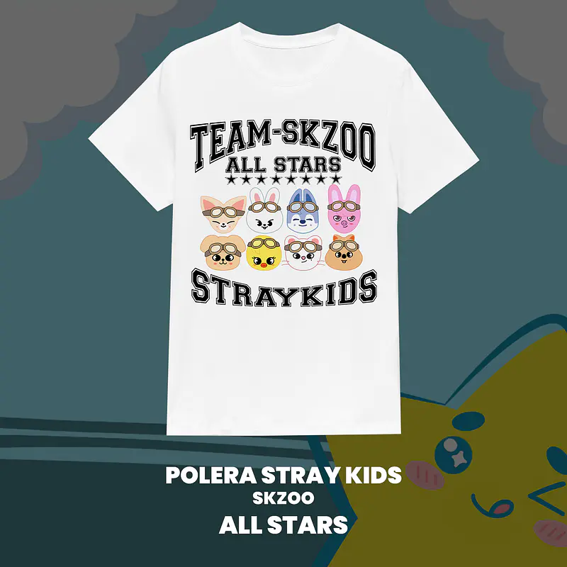 POLERA STRAY KIDS - TEAM SKZOO 1