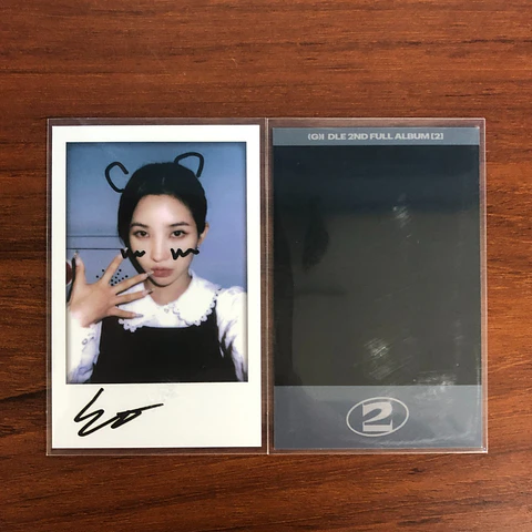 I-DLE - 2 SOUNDWAVE LUCKYDRAW POLAROID