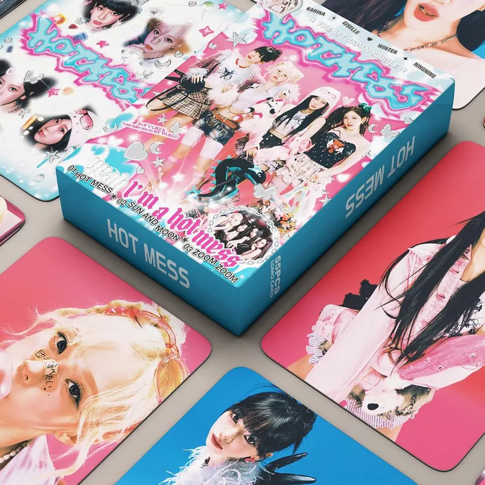 LOMOCARD AESPA - HOT MESS 1