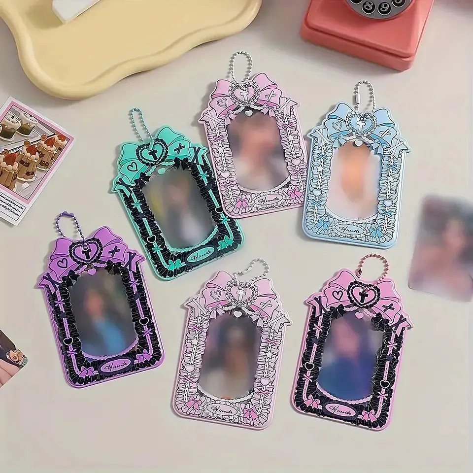 CARD HOLDER RUFFLE RIBBON 1