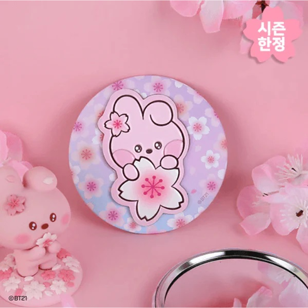 BT21 OFFICIAL - POCKET MIRROR (CHERRY BLOSSOM)