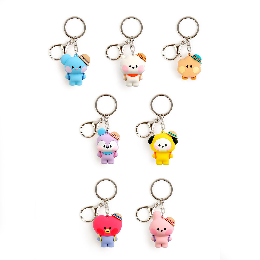BT21 OFFICIAL - FIGURE KEYRING (PICNIC)