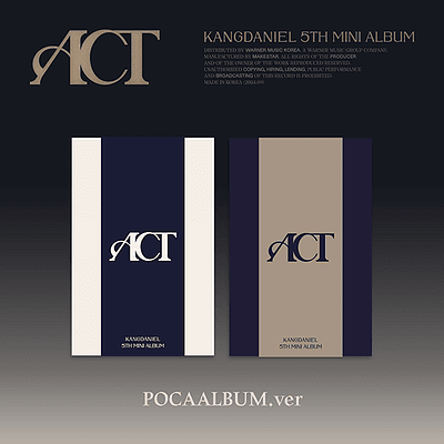 (PRE-VENTA) KANG DANIEL - ACT (POCCAALBUM Ver.) RANDOM