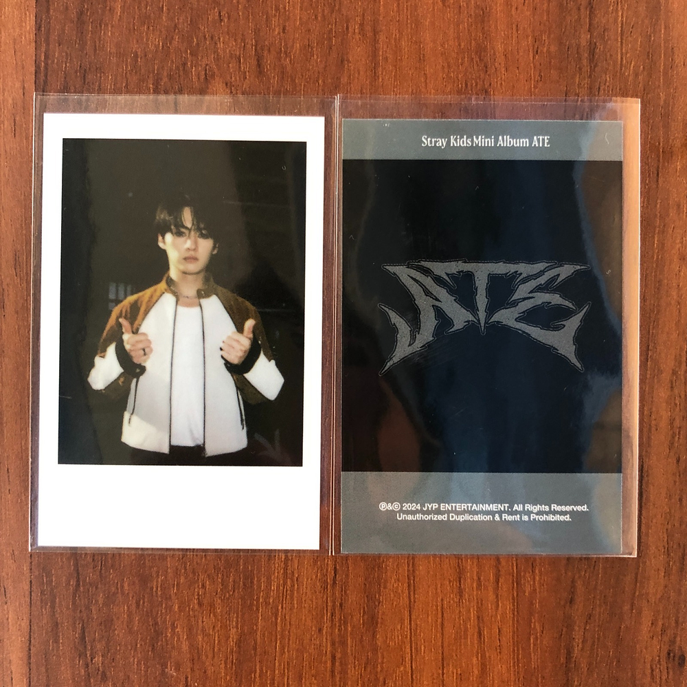 STRAY KIDS - ATE SOUNDWAVE LUCKYDRAW POLAROID