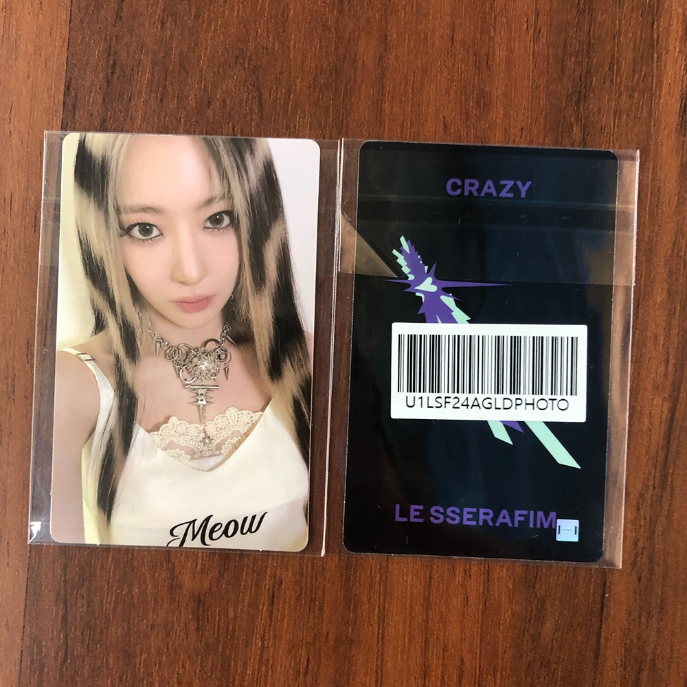 LE SSERAFIM - CRAZY WEVERSE SHOP LUCKYDRAW