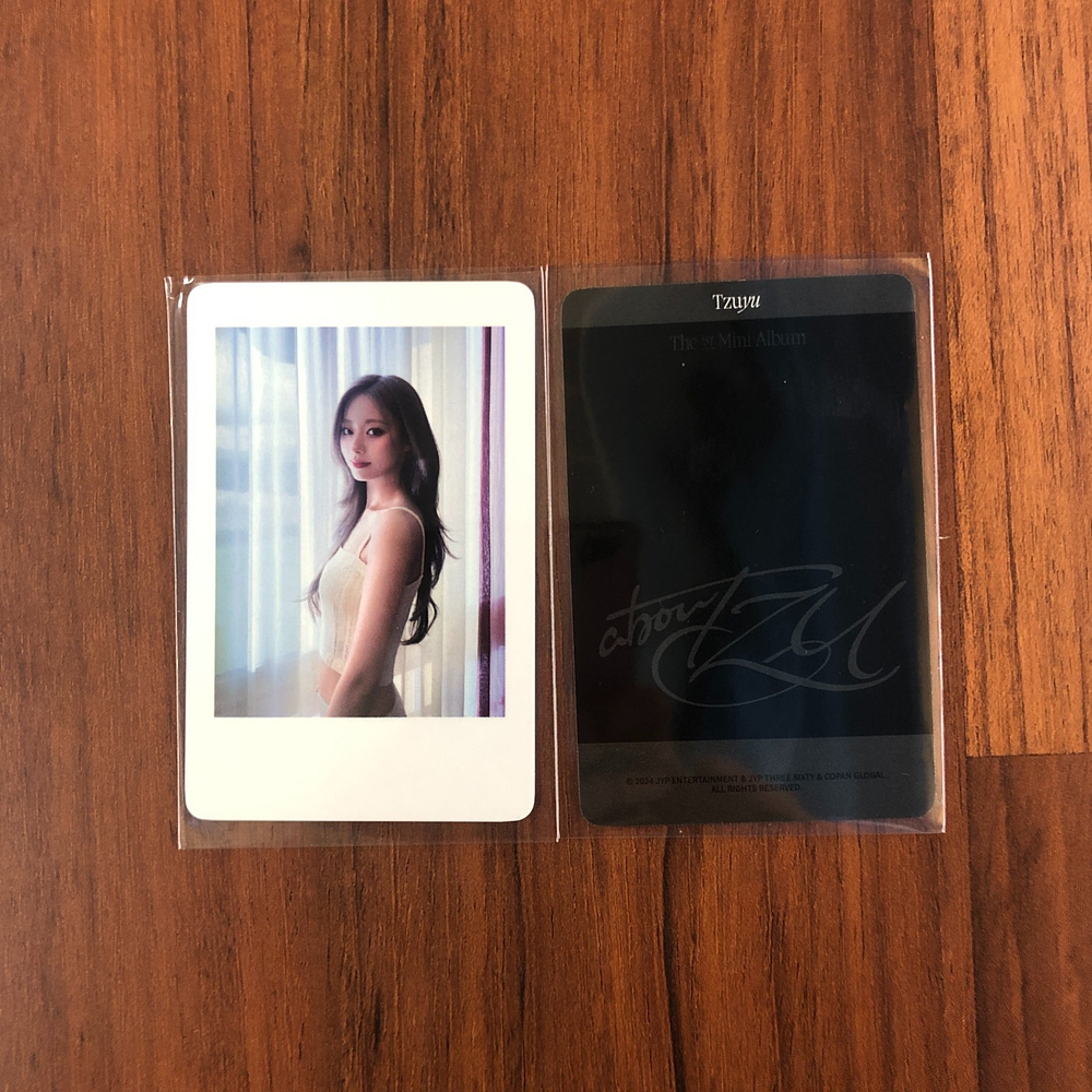 TZUYU ABOUTZU WITHMUU LUCKYDRAW POLAROID