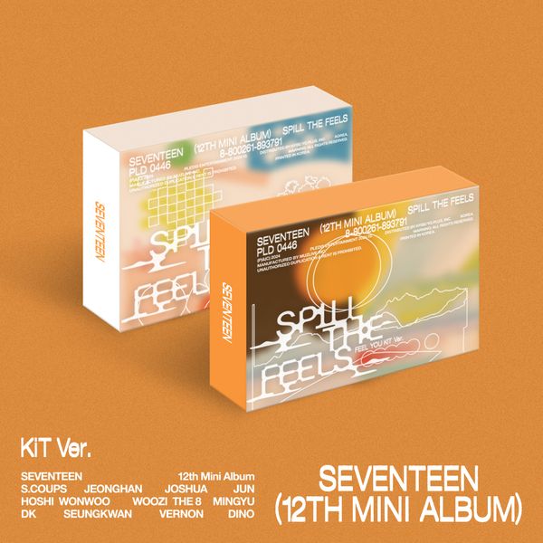 SEVENTEEN SPILL THE FEELS 18枚 新品未開封 SEVENTEEN - SPILL THE FEELS (KIT Ver.) RANDOM