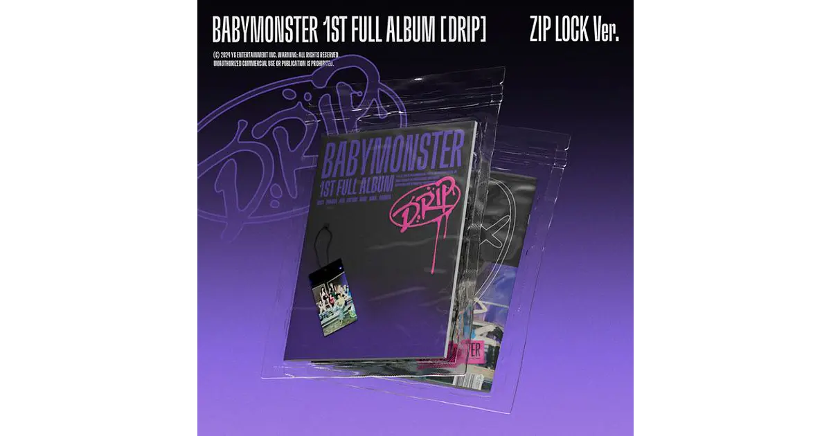 Drip君ページ BABYMONSTER - DRIP (ZIP LOCK Ver.)