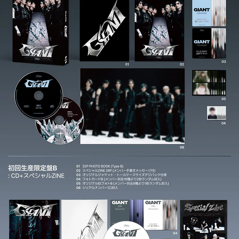 STRAY KIDS - 2ND JAPAN ALBUM (GIANT) 4