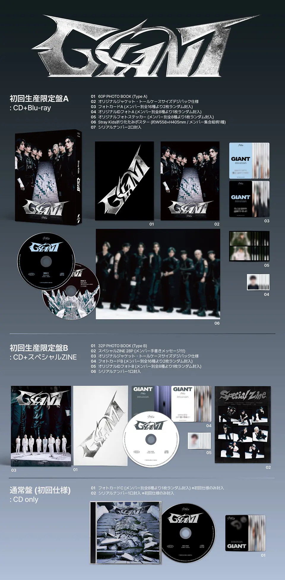 STRAY KIDS - 2ND JAPAN ALBUM (GIANT) 4