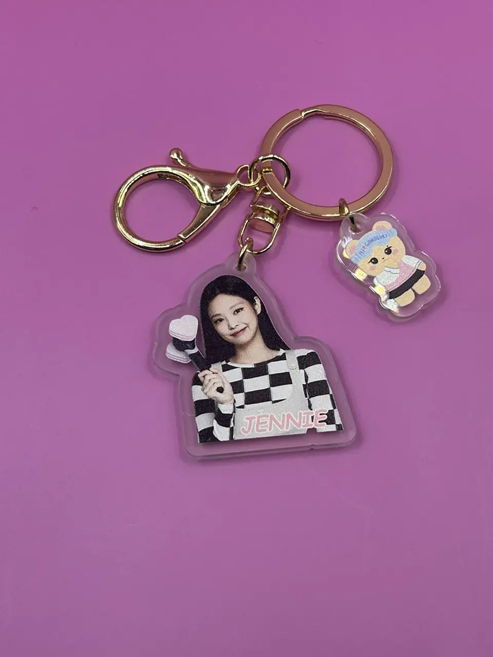 LLAVERO ACRILICO BLACK PINK 3