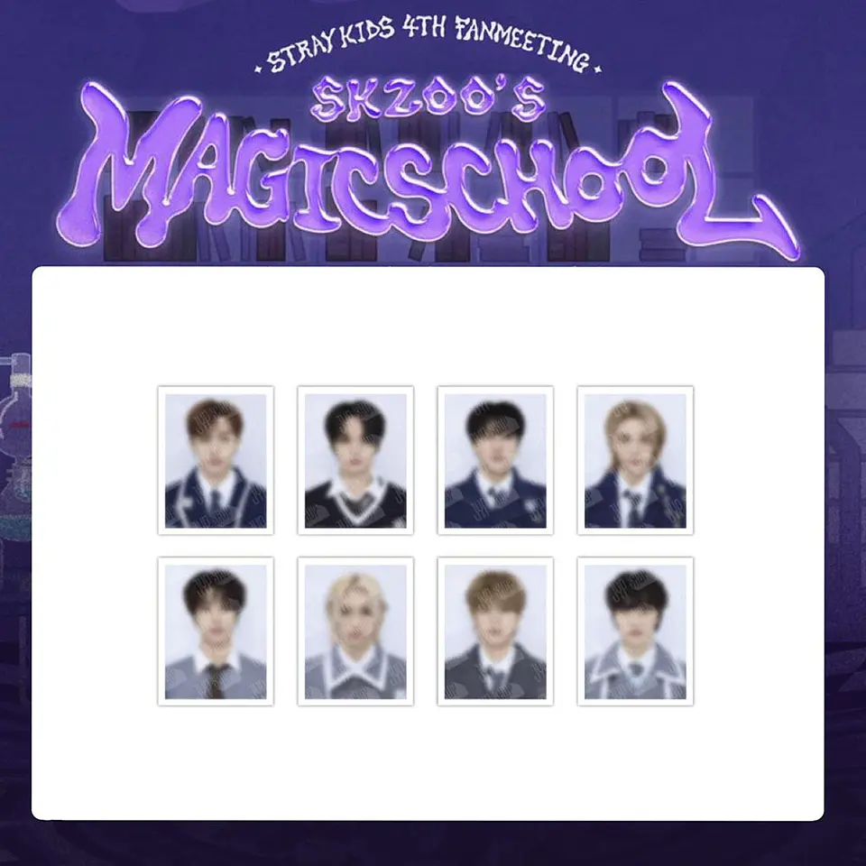 STRAYKIDS - MAGIC SCHOOL MERCH - ID PHOTO SET 1