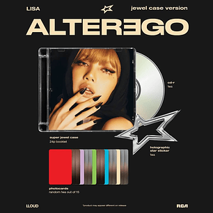BLACKPINK LISA - ALTER EGO (JEWEL CASE Ver.)