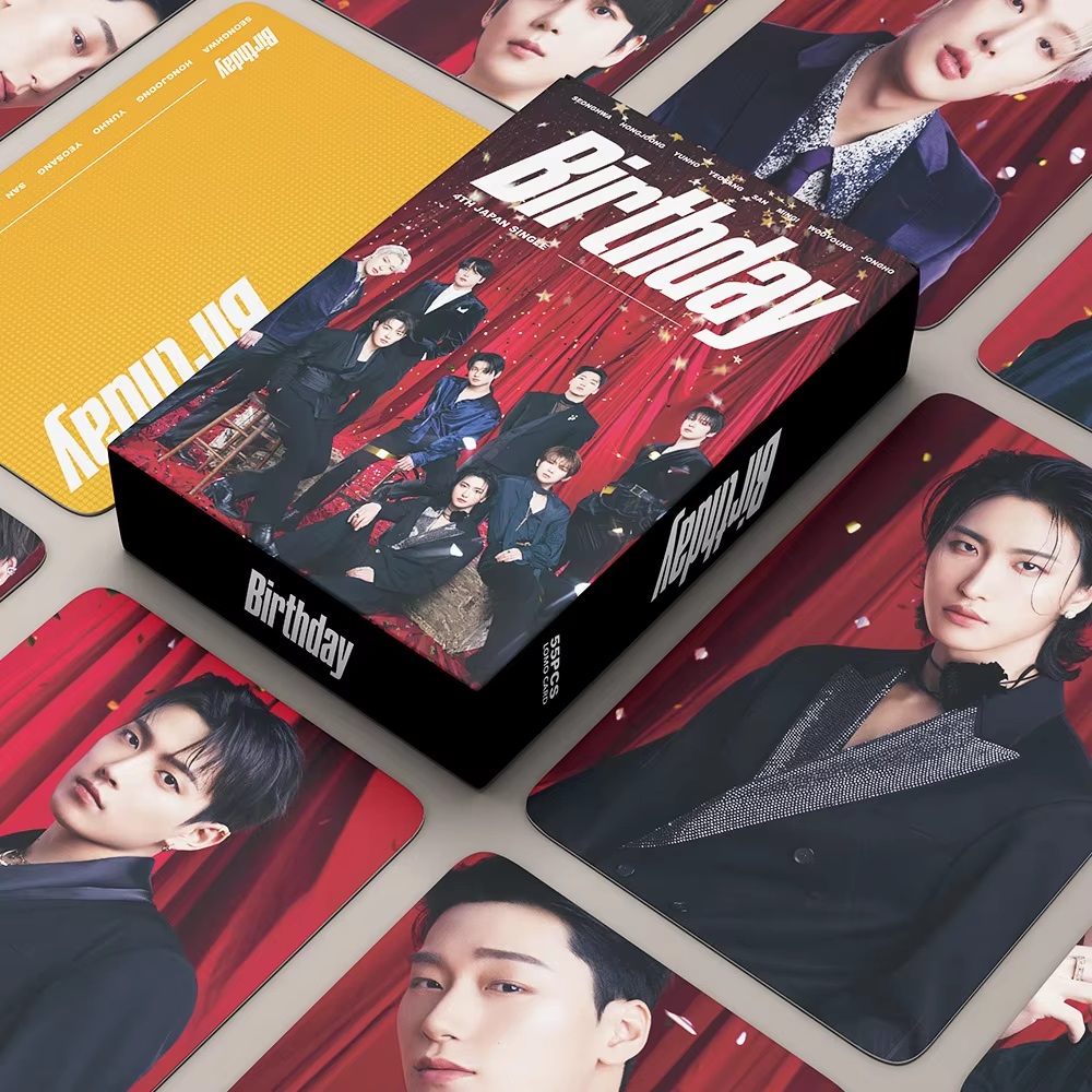 LOMOCARD ATEEZ - BIRTHDAY