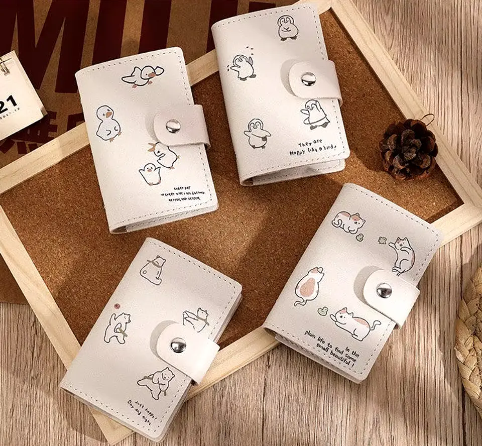 BINDER TARJETERO ECOCUERO 