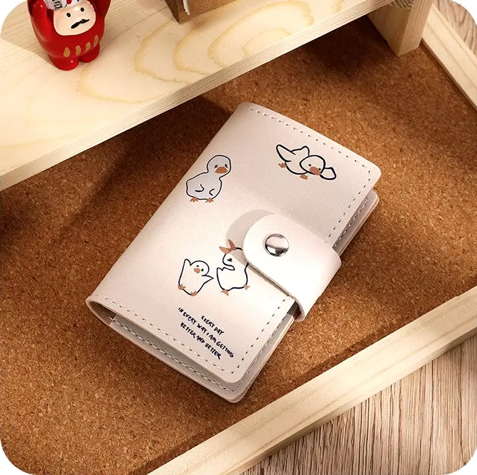 BINDER TARJETERO ECOCUERO 