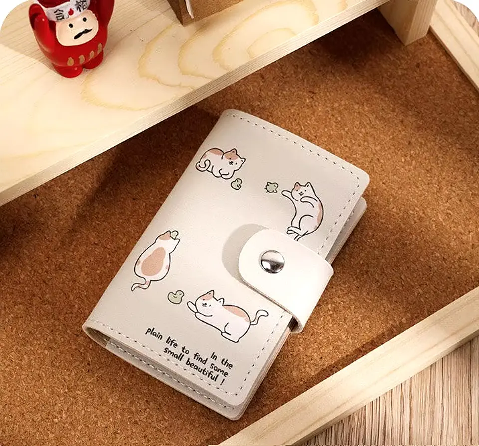 BINDER TARJETERO ECOCUERO 