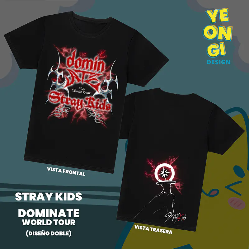 POLERA STRAY KIDS - DOMINATE