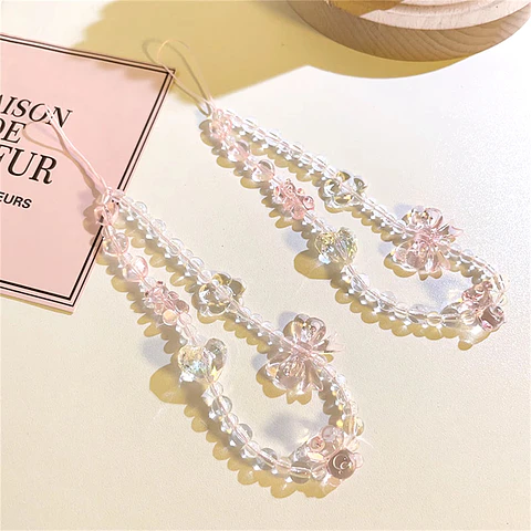 HAND STRAP CELULAR "TRANSPARENTE"