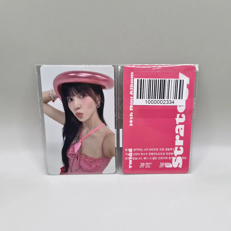 TWICE - STRATEGY PHOTOCARD JYP SHOP (Digipack Ver.) 7