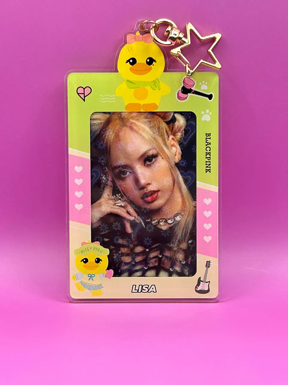 CARD HOLDER BLACK PINK  4