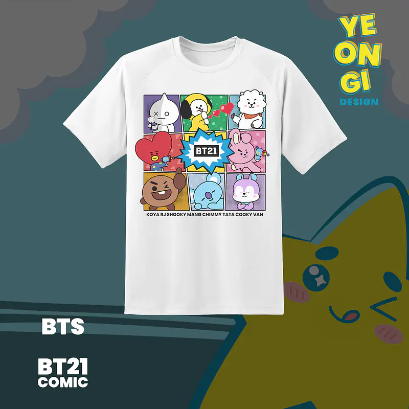 POLERA BT21 - COMIC 1