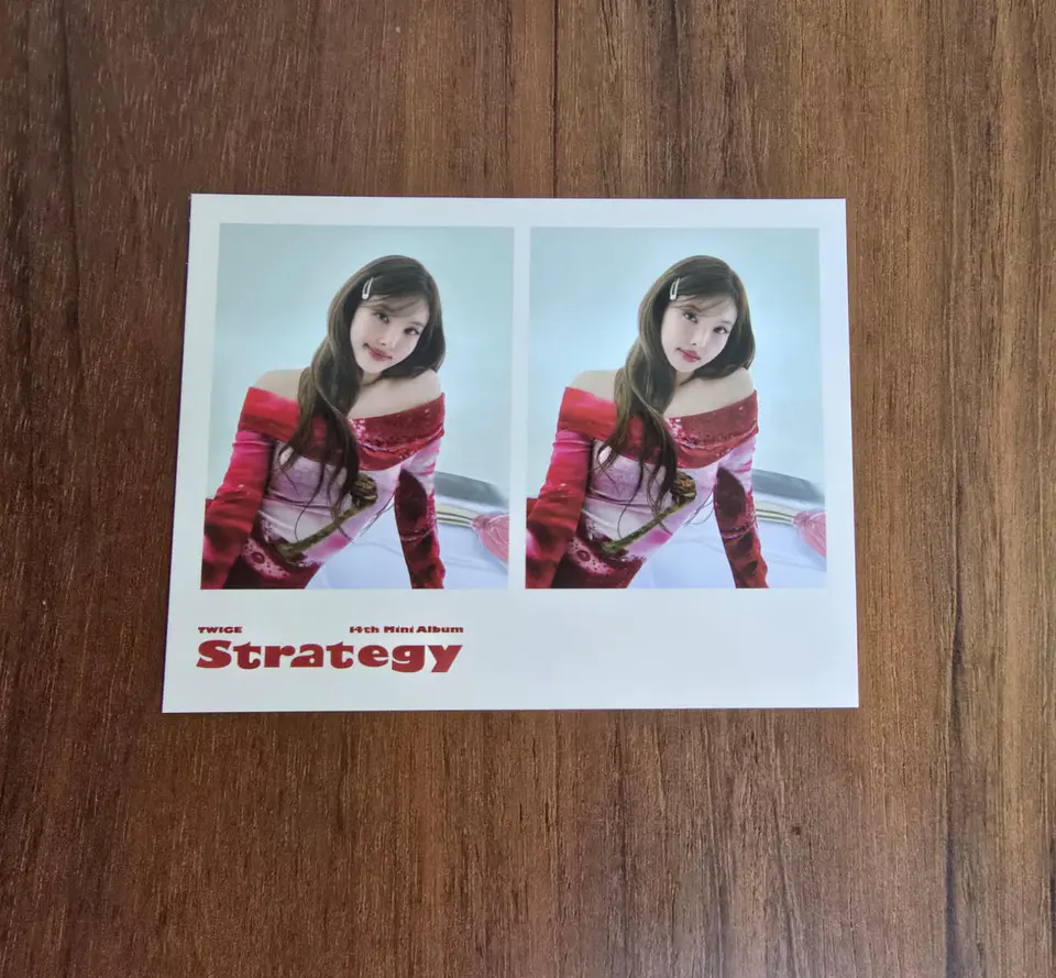 TWICE - STRATEGY SOUNDWAVE LUCKY DRAW PHOTOCARD 4