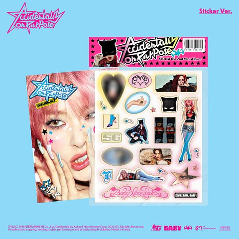 RED VELVET SEULGI - ACCIDENTALLY ON PURPOSE (STICKER Ver.)