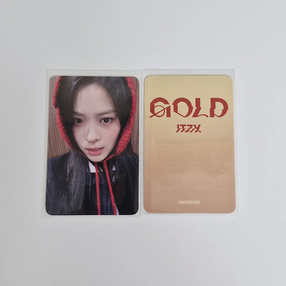 ITZY - GOLD MAKESTAR LUCKYDRAW 7