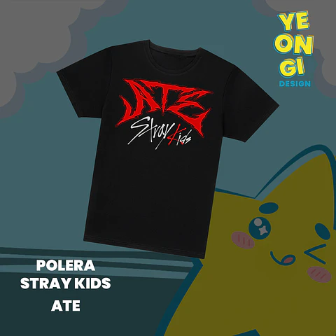 POLERA VINILO STRAY KIDS - ATE 