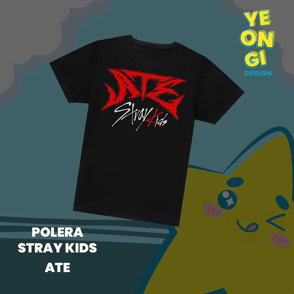 POLERA VINILO STRAY KIDS - ATE  1