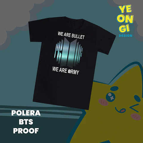POLERA BTS VINILO - PROOF