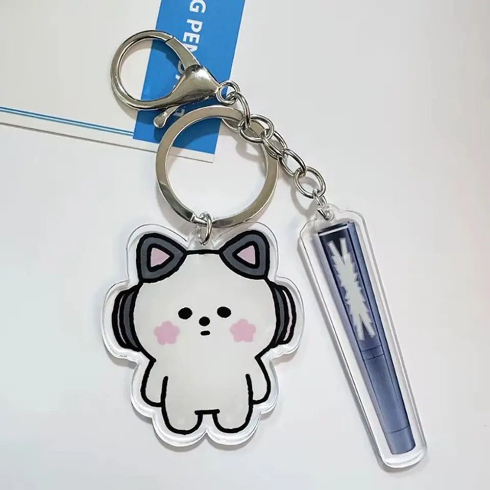 LLAVERO ACRILICO LE SSERAFIM FIM´S CLUB 5