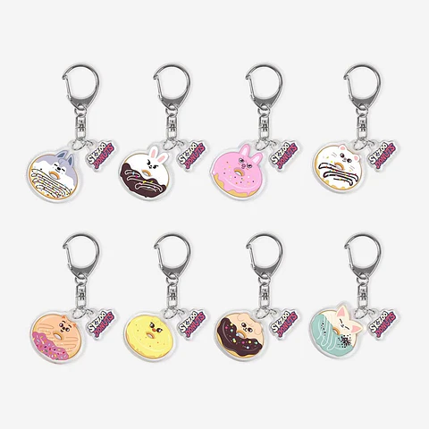 LLAVERO ACRILICO SKZOO "DONUTS"