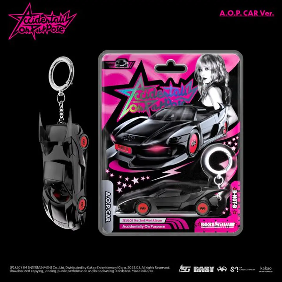 RED VELVET SEULGI - ACCIDENTALLY ON PURPOSE (A.O.P. CAR Ver. LIMITED EDITION) SMART ALBUM 1